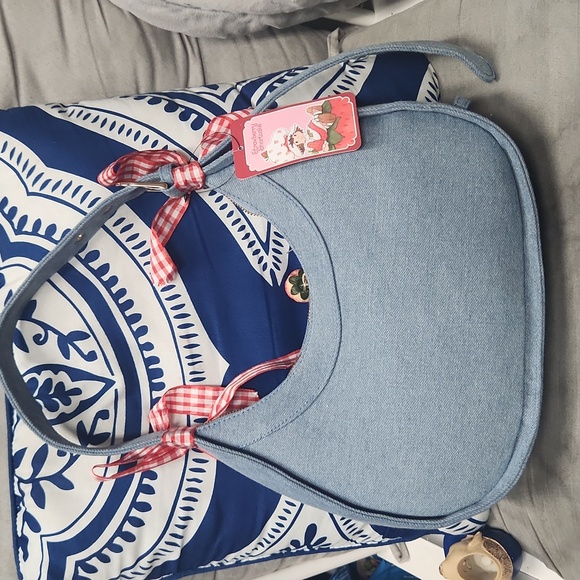 Strawberry Shortcake Denim Ribbon Handbag — BoxLunch Exclusive - Picture 3 of 3